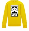 Дитячий світшот Obey штурмовик Сонячно жовтий Дитячий світшот Obey штурмовик Сонячно жовтий фото