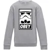 Дитячий світшот Obey штурмовик Сірий меланж Дитячий світшот Obey штурмовик Сірий меланж фото
