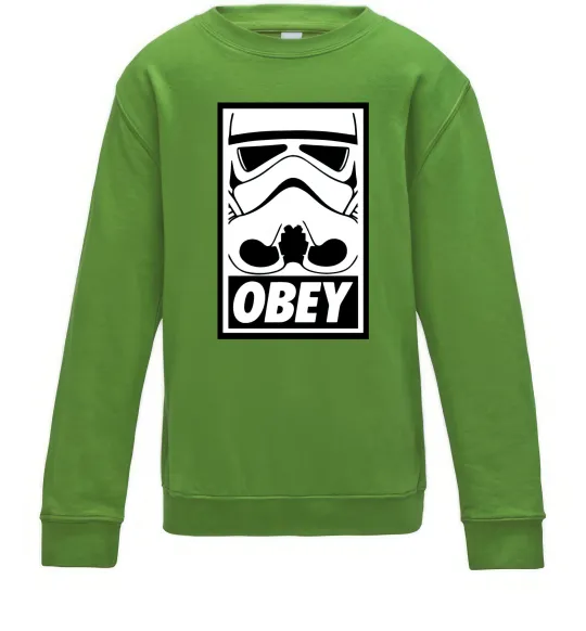 Дитячий світшот Obey штурмовик Лаймовий фото