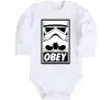 Детский боди Obey штурмовик Белый фото