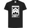 Дитяча футболка Obey штурмовик Чорний Дитяча футболка Obey штурмовик Чорний фото