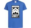 Дитяча футболка Obey штурмовик Яскраво-синій Дитяча футболка Obey штурмовик Яскраво-синій фото
