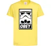 Дитяча футболка Obey штурмовик Лимонний Дитяча футболка Obey штурмовик Лимонний фото