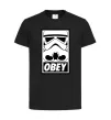 Дитяча футболка Obey штурмовик Чорний фото