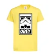 Дитяча футболка Obey штурмовик Лимонний фото