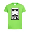 Дитяча футболка Obey штурмовик Лаймовий фото