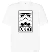 Футболка Оверсайз Obey штурмовик Белый фото