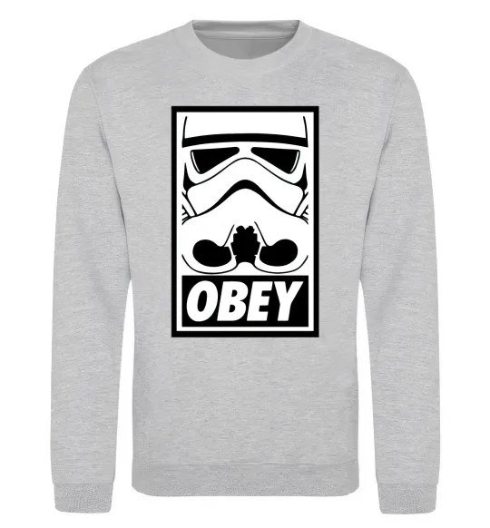 Світшот Obey штурмовик Сірий меланж фото