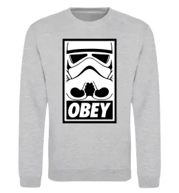 Світшот Obey штурмовик Сірий меланж фото