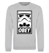 Світшот Obey штурмовик Сірий меланж фото