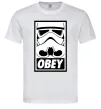Мужская футболка Obey штурмовик Белый фото