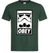 Мужская футболка Obey штурмовик Темно-зеленый фото