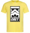 Мужская футболка Obey штурмовик Лимонный фото