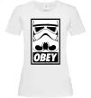 Женская футболка Obey штурмовик Белый фото