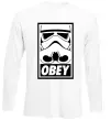Лонгслив Obey штурмовик Белый Лонгслив Obey штурмовик Белый фото