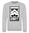 Свитшот Obey штурмовик Серый меланж Свитшот Obey штурмовик Серый меланж фото