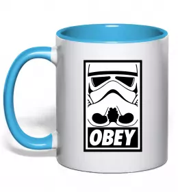 Чашка с цветной ручкой Чашка с цветной ручкой