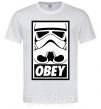 Мужская футболка Obey штурмовик Белый фото