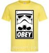 Мужская футболка Obey штурмовик Лимонный фото