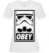 Жіноча футболка Obey штурмовик Білий фото