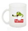 Чашка скляна Supreme жаба Фроузен фото