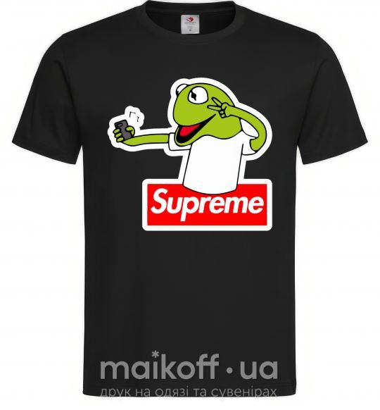 Чоловіча футболка Supreme жаба Чорний фото