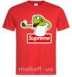 Чоловіча футболка Supreme жаба Червоний фото