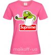 Женская футболка Supreme жаба Ярко-розовый фото