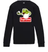 Дитячий світшот Supreme жаба Чорний фото