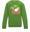 Дитячий світшот Supreme жаба Лаймовий фото