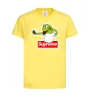 Детская футболка Supreme жаба Лимонный фото