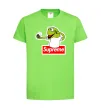 Детская футболка Supreme жаба Лаймовый фото