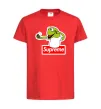 Детская футболка Supreme жаба Красный фото