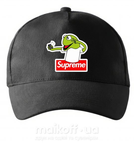 Кепка Supreme жаба Чорний фото