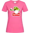 Женская футболка Supreme жаба Ярко-розовый фото