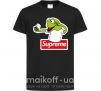 Дитяча футболка Supreme жаба Чорний фото