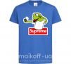 Детская футболка Supreme жаба Ярко-синий фото