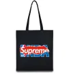Еко-сумка Supreme NBA Чорний фото