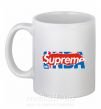 Чашка керамічна Supreme NBA Білий фото
