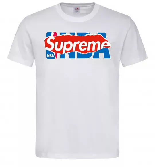 Мужская футболка Supreme NBA Белый фото