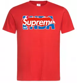 Мужская футболка Supreme NBA Красный фото