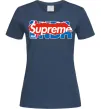 Женская футболка Supreme NBA Темно-синий фото