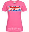Жіноча футболка Supreme NBA Яскраво-рожевий фото