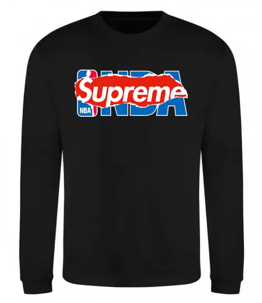 Свитшот Supreme NBA Черный фото