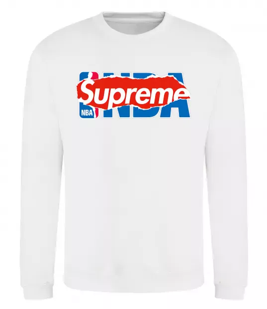 Свитшот Supreme NBA Белый фото