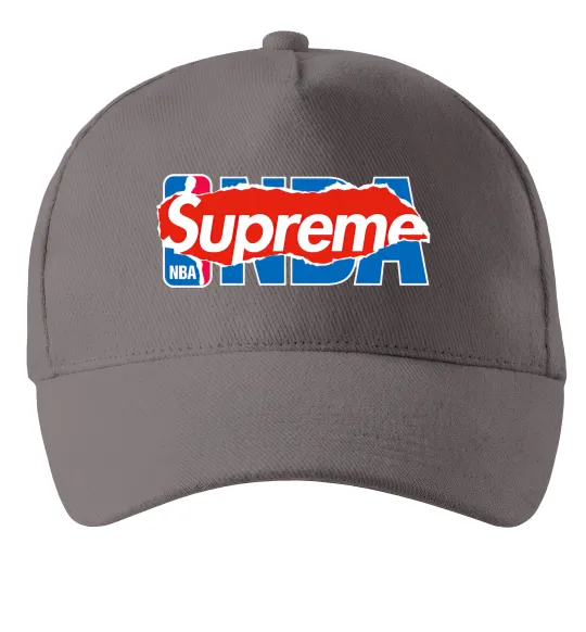 Кепка Supreme NBA Сірий фото
