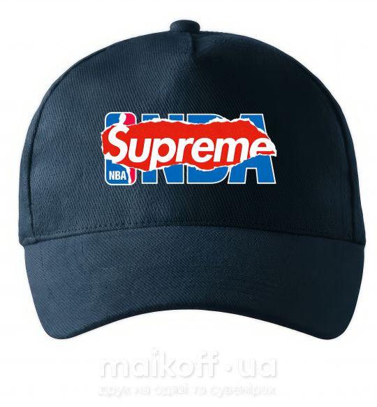 Кепка Supreme NBA Темно-синій фото