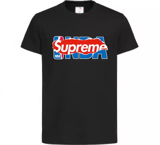 Детская футболка Supreme NBA Черный фото