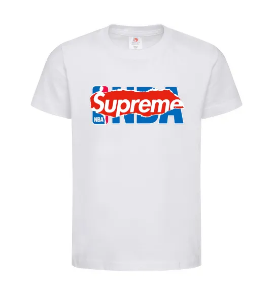 Дитяча футболка Supreme NBA Білий фото