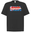 Футболка Оверсайз Supreme NBA Черный фото